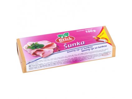 Brick tavený sýr 100g se šunkou bloček