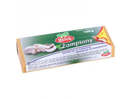 Brick tavený sýr 100g se žampiony bloček