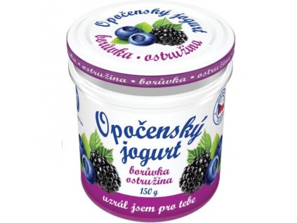 Bohemilk opočenský jogurt 150g borůvka+ostružina