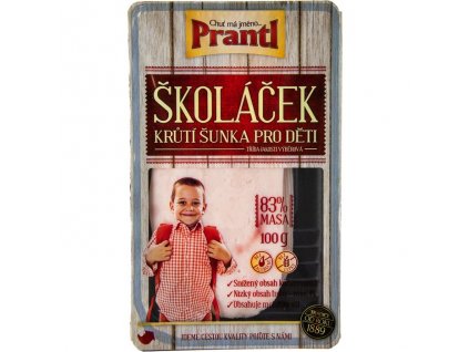 Prantl šunka 100g krůtí Školáček