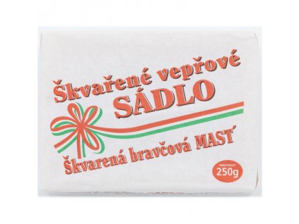 Brick vepřové sádlo 250g škvařené kostka