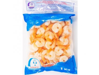 Mraž. krevety 1kg předvařené loupané 26/30 Asifo (TOM NON DO)