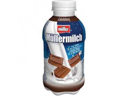 Müllermilch mléčný nápoj 400g mix2 čokoláda, pistácie+kokos
