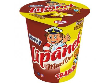 Madeta Lipánek DUO MAXI 130g vanilka a kakao