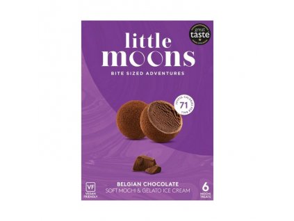 LITTLE MOONS mochi ice Belgian Chocolate 192g (KEM SOCOLA BI)