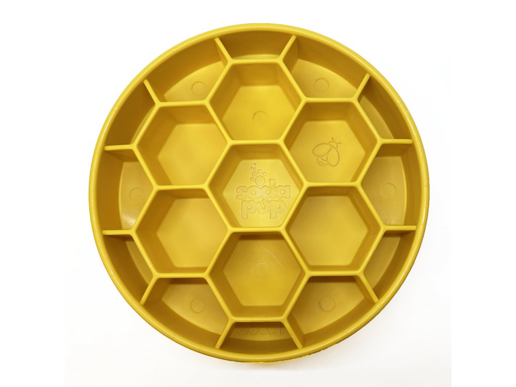 SodaPup Senzorická miska Včelí plástev