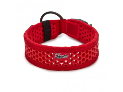 Perforated collar SOFTY | red