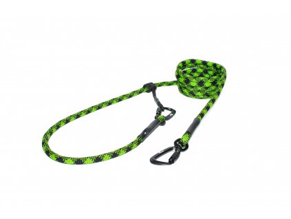 Leash EASY LONG - TWIST | 8 - 50 kg | black/green - 089