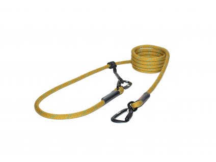 Leash EASYLONG TWIST | Large dog | gold with turquoise - 083