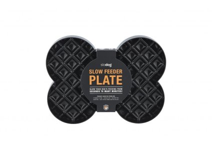 LickiMat Slodog Bone - Slow Feeder Black