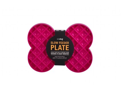 LickiMat Slodog bone - Slow Feeder Pink
