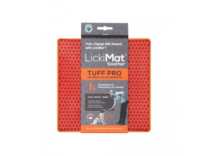 LickiMat Soother TUFF PRO 20 x 20cm Orange