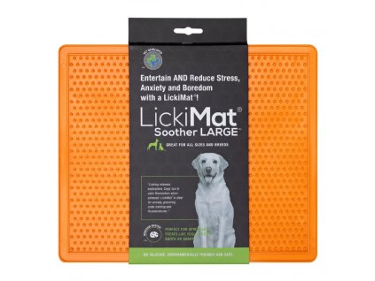 LickiMat SOOTHER XL 30,5 x 25,5cm Orange