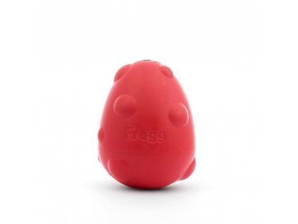 frogg egg red chew treat dog toy 1