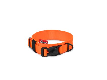 Popruhový obojek FASTLOCK | oranžový