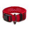 Perforated collar SOFTY | red