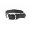 Leather collar STUBBY | black