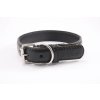 Leather collar STUBBY | black