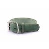 Leather collar STUBBY | green