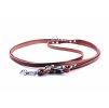 Leather leash STUBBY ADJUSTABLE | brown