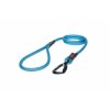 Leash CLASSIC TWIST | Large dog | light blue with red - 055