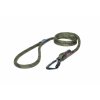 Leash CLASSIC TWIST | Large dog | khaki with black - 011