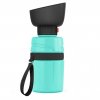 Univerzální cestovní lahev a miska | 2v1 | Tyrkysová