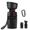 Drinking bottle 2-in-1 | black