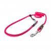 Lanové vodítko EASYLONG | Střední pes | růžové s černým prošitím - 437