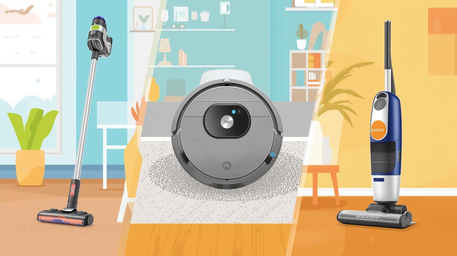Ako si vybrať vysávač: tyčový, robotický alebo klasický?