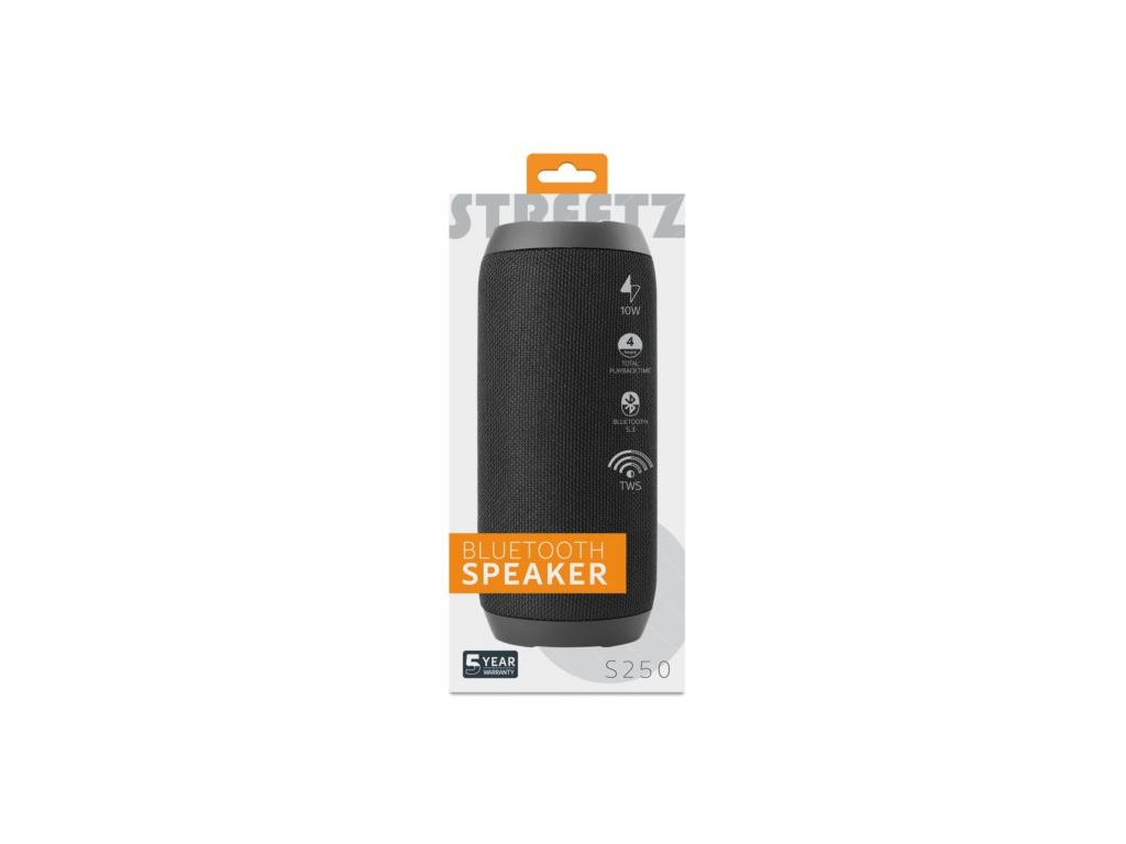 DELTACO S250-BL STREETZ, Bezdrôtový reproduktor10W