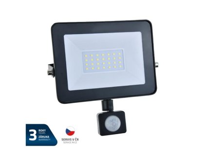 LED reflektor GETI GLF30P 30W s PIR čidlom