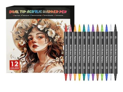 Fixy akrylové LXFA02 12ks