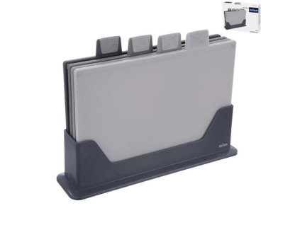 Doštička krájacia ORION 4ks so stojanom