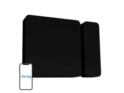 Inteligentný detektor dverí/oken SHELLY BLU Black Bluetooth