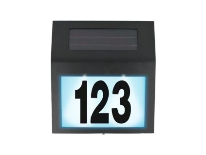 Solárne svietidlo DPM SBT01B s číslom domu