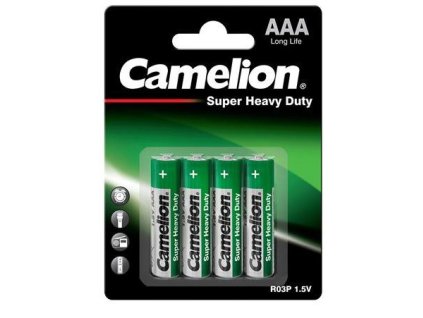 CAMELION Batérie SUPER HD zink-chlorid AAA 4ks R03