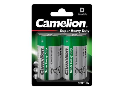 CAMELION Batérie SUPER HD zink-chlorid D 2ks R20 1