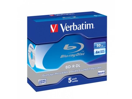 VERBATIM BD-R DL 50GB 6x 5 Pack JC 43748