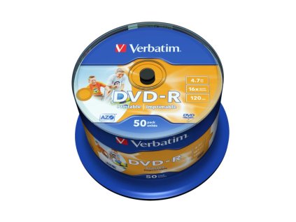 DVD - R Verbatim 4.7GB 16x CAKE 50pcs 43533