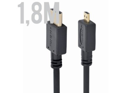 GEMBIRD Kábel micro HDMI Male/Male 1,8m