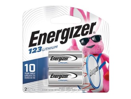 ENERGIZER 123, Batérie, 3V, CR123, 2ks