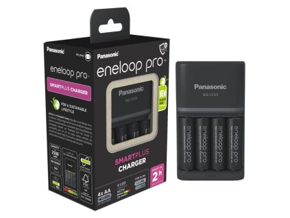 PANASONIC BQ-CC16, BQ-CC55E Rýchlonabíjačka + 4x A