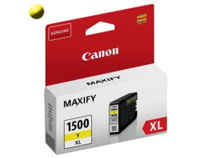 Cartridge CANON PGI-1500XL Y