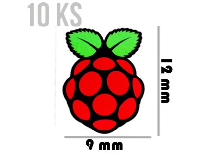 PIMORONI Samolepky malé 12x9 10ks pre Raspberry