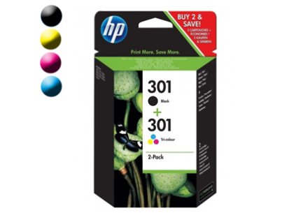 HP Catridge No.301 Combopack Black+Color CR340EE