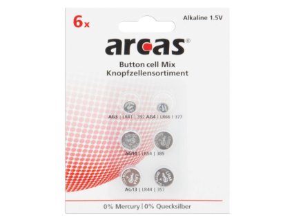 ARCAS Batérie 1xAG3/1xAG4/2xAG10/2xAG13