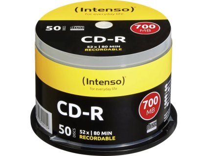 INTENSO CD-R Cake Case 700MB 50ks