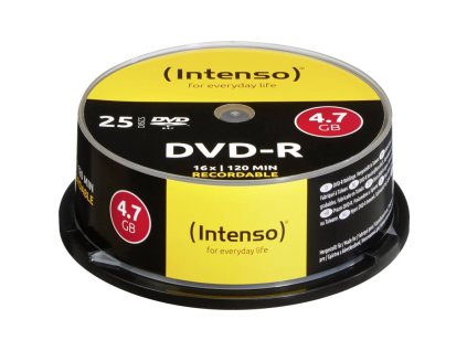 INTENSO DVD-R Cake Case 4,7GB 25ks