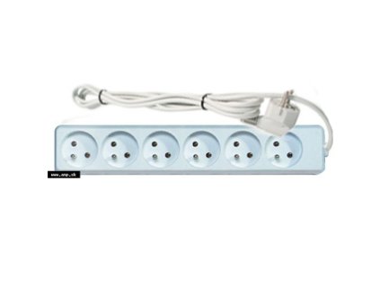 PremiumCord PP6-05 230V 5m 6 zásuvky